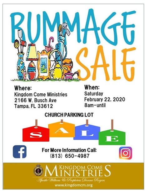 5916 Winkler Road. . Church rummage sales near florida